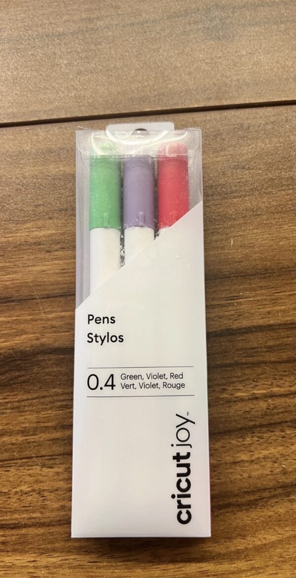 Cricut Joy Fine Point Pens 0.4 Red/Green/Violet (3 count)
