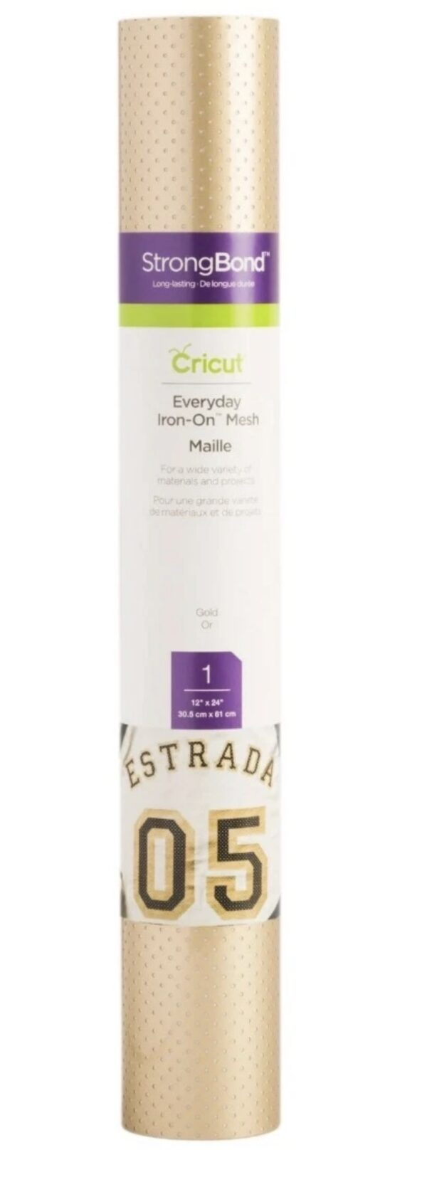 Cricut everyday iron-on vinyl mesh, 12" x 24"