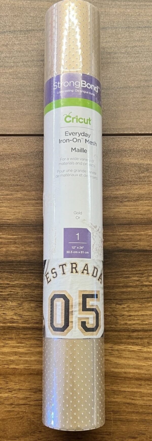 Cricut everyday iron-on vinyl mesh, 12" x 24"