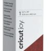 Cricut joy smart iron-on vinyl glitter, red, 5.5" x 19"
