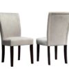 Light Gray Amity Parson Dining Chair Set