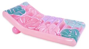 Packed Party 61" Luxe MultiColor Inflatable Pool Float for Females Age Group 14+