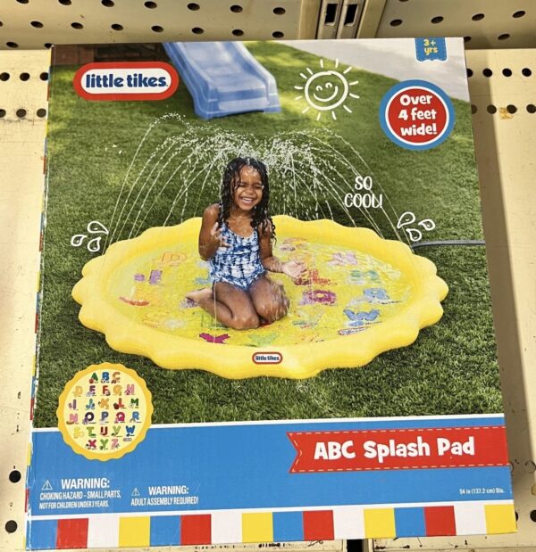 Little Tikes ABC's Splash Pad, 4 Feet Wide, 3+ Years, New**