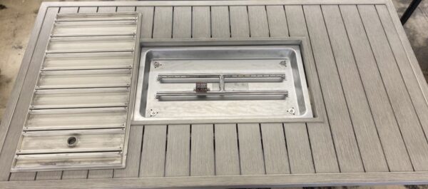 Eden Rectangular Fire Table, Good for Outdoor Fun