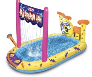 Little Tikes DJ Splash Jam Inflatable Pool with Sprinkler
