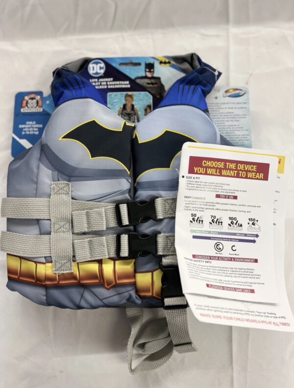 SwimWays DC Swim Trainer Life Jacket US Coast Guard Approved Life Vest 30-50