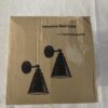 Vintage Wall Sconces, 2PACK Industrial Wall Sconces, Modern Black Wall
