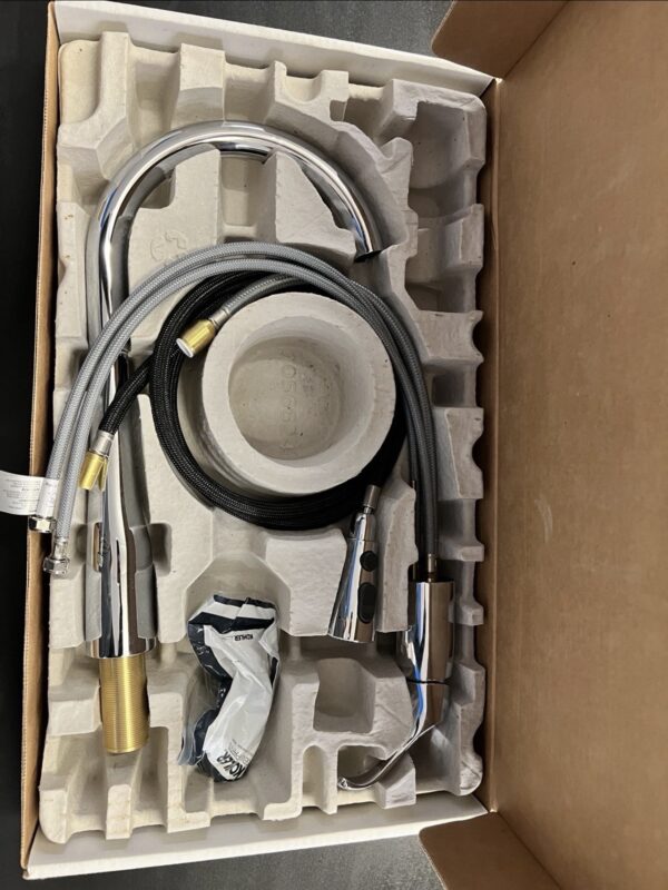 KOHLER Simplice Chrome Single Handle Deck-mount Pull-down Kitchen Faucet