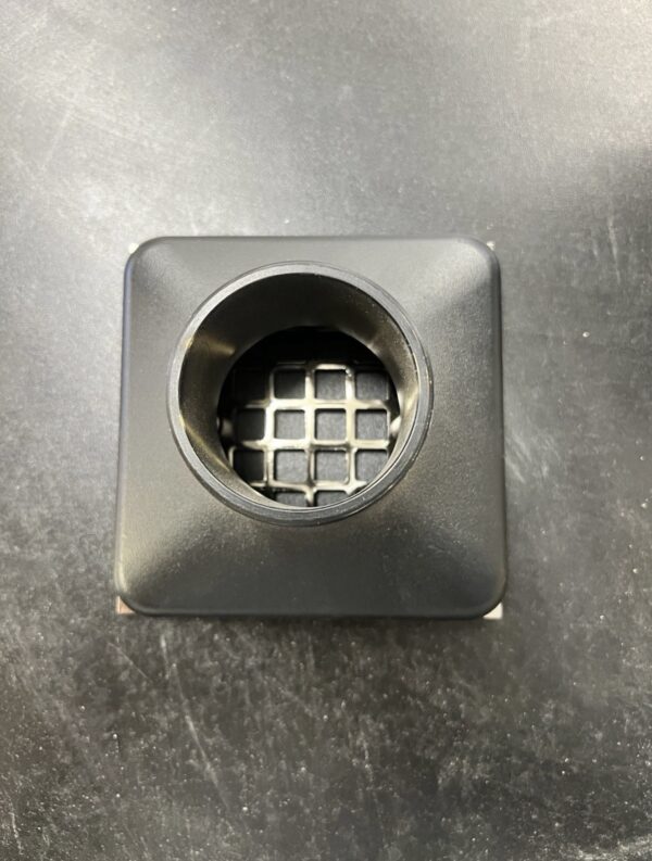 KOHLER Clearflo 2-in Vibrant Brushed NickelSquare Brass Tile Shower Drain