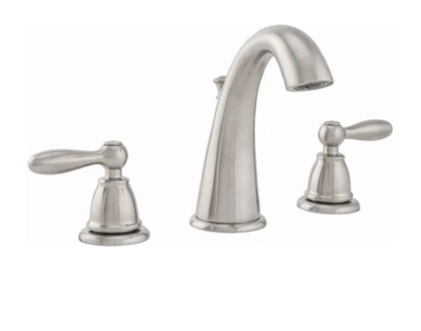 PROFLO Brushed Nickel Widespread 2-handle WaterSense Commercial Bathroom Sink