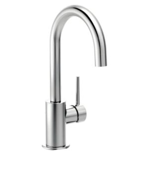 Delta Trinsic Chrome Single Handle Deck-mount Handle Residential Bar