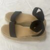 Wonder Nation Little & Big Girls Elastic Raffia Sandal