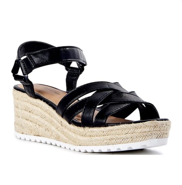 Time and Tru Women's Demi Wedge Sandals Size 11 With Strap