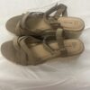 TIME AND TRU Womens Size 7 Espadrille Wedge Memory Foam Taupe/Beige Sandals