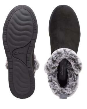 Screenshot Clarks Breeze Fur ankle boot Black Size 11