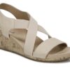 LifeStride Womens Mexico Strappy WedgeSandals Bone 11 W