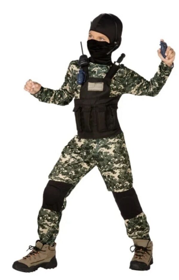 New Navy Seal Halloween Costume from Way to Celebrate Boys Size Medium (8)