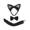 Adult Cat Kit, Black, Halloween Costume Accessory for Adults