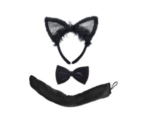 Adult Cat Kit, Black, Halloween Costume Accessory for Adults