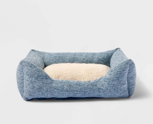 Cuddler Dog Bed - S - Blue - Boots & Barkley™