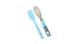 Tasty Silicone Mini Spatula and Whisk Baking Kitchen Gadgets Set, Tasty Blue
