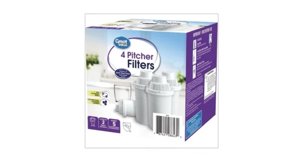 s-l1600 (17) Great Value Universal Pitcher Replacement Filter, 4Pack