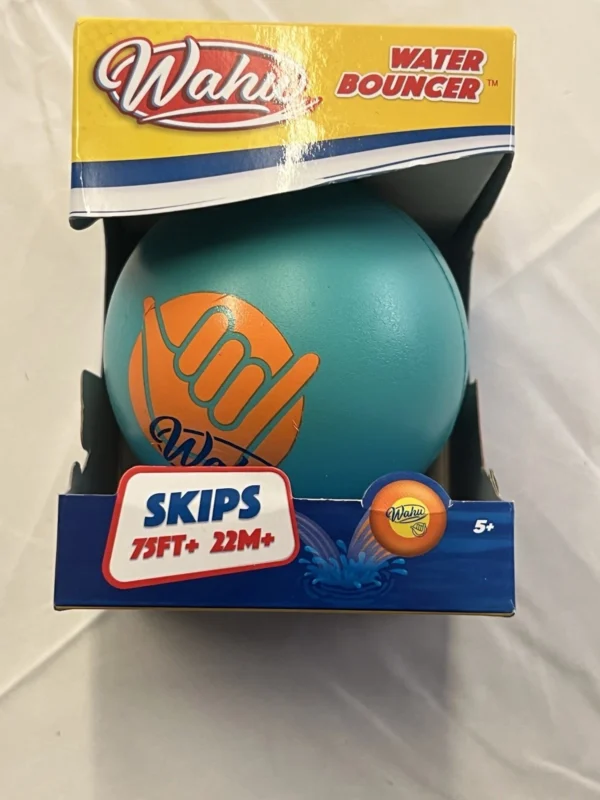 Wahu Water Bouncer Blue/Teal - 100% Waterproof Foam Ball Water Toy