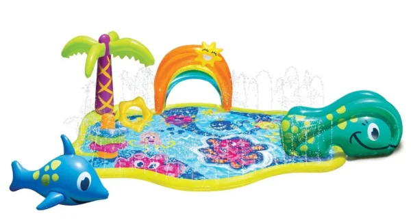 Banzai Jr. Splish Splash Water Park Outdoor Summer Play Center