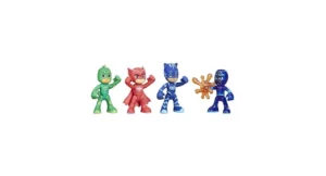 PJ Masks Night Time Mission Glow-in-the-DarkAction Figure Set, Preschool Toy