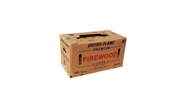 Enviro-Log Enviro-Flame Firewood .65CF Boxed Fire Log, 9" x 16.3" x 9"
