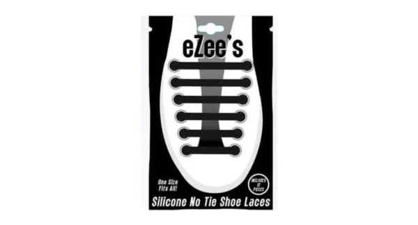 eZee's No Tie Shoe Laces Black