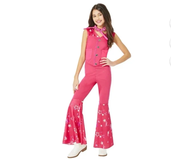 s-l1600 (4) Barbie Movie Cowgirl Halloween Costume for Children, Girls Size S (6)