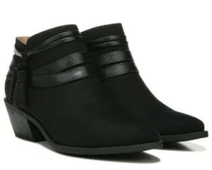 LifeStride Womens Paloma Booties - Medium & Wide Width 7.5 Black