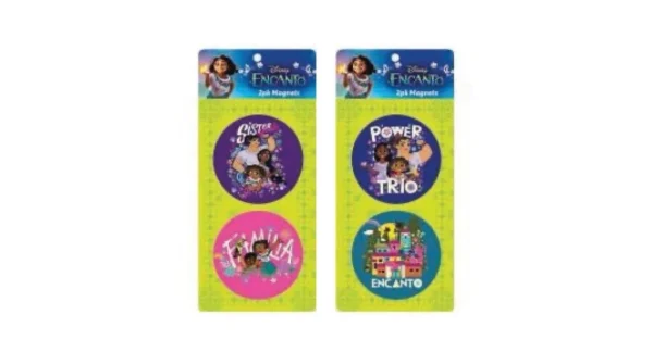 2022 Encanto Magnets 4 Packs - Power Trio, Encanto, Sister Goals And Familia