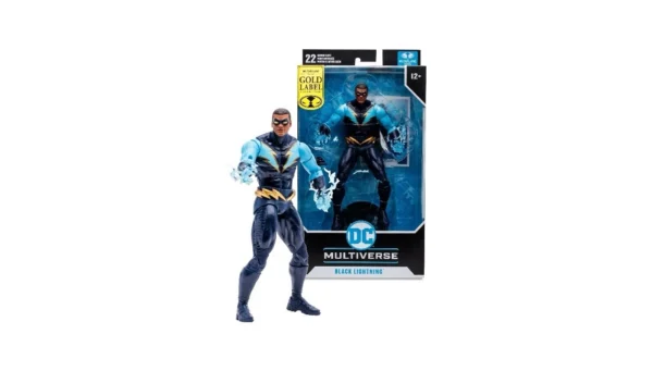 Dc Multiverse - 7in Action Figure -Black Lightning - Gold Label - McFarlane Toys