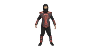 Red Cobra Ninja Halloween Costume for Children, Boys Size L (10/12),by Fun World
