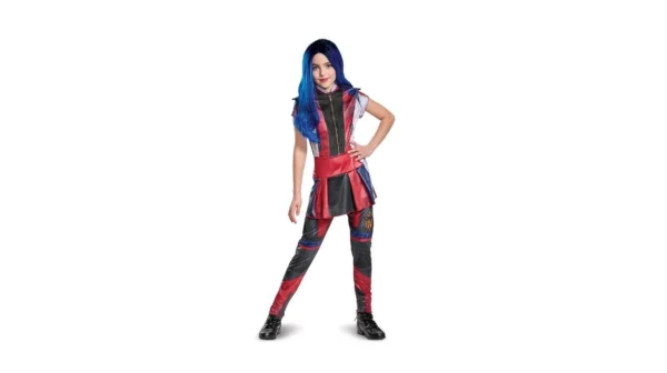 s-l1600 (9) Girls Size M(7-8) Evie Classic Halloween Child Costume Disney Descendants 3
