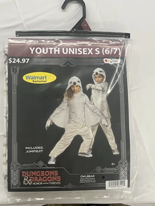 s-l960 (12) Unisex Child Size Small (6-7) Owlbear Deluxe Halloween Child Costume D And D