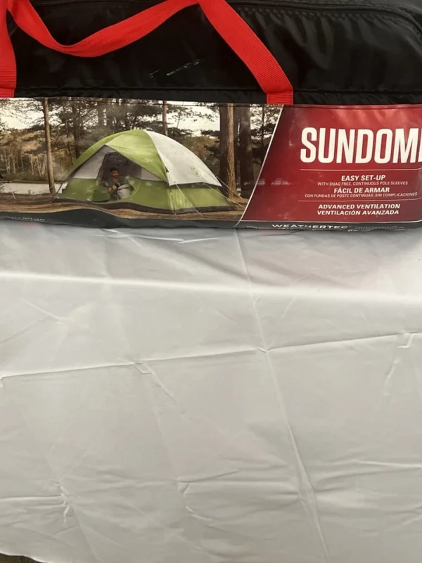 Coleman 6-Person Sundome Dome Camping Tent, 1Room, Green