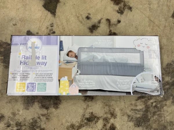 Regalo Extra Long Hideaway Metal Bedrail, Gray Baby/Toddler Safety Bed Rail