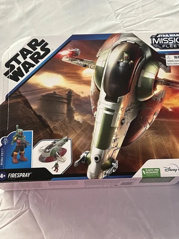 Star Wars Mission Fleet Starship Skirmish, Boba Fett Action Figure and Starship