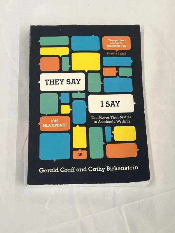 s-l960 (64) They Say I Say: The Moves That Matter in Academic Writing