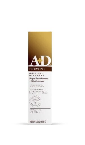 A+D Original Diaper Rash Ointment, Baby Skin Moisturizer, 1.5 Oz Tube