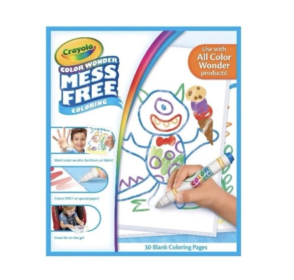 Crayola Color Wonder Mess Free Coloring Pages Toddler Toys Ages