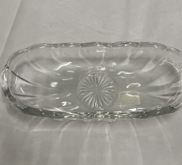 Anchor 561G 8-1/4 oz Banana Split Dish, Crystal - 2/Pack