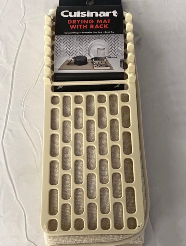 Cuisinart Drying Mat with Rack (Beige)