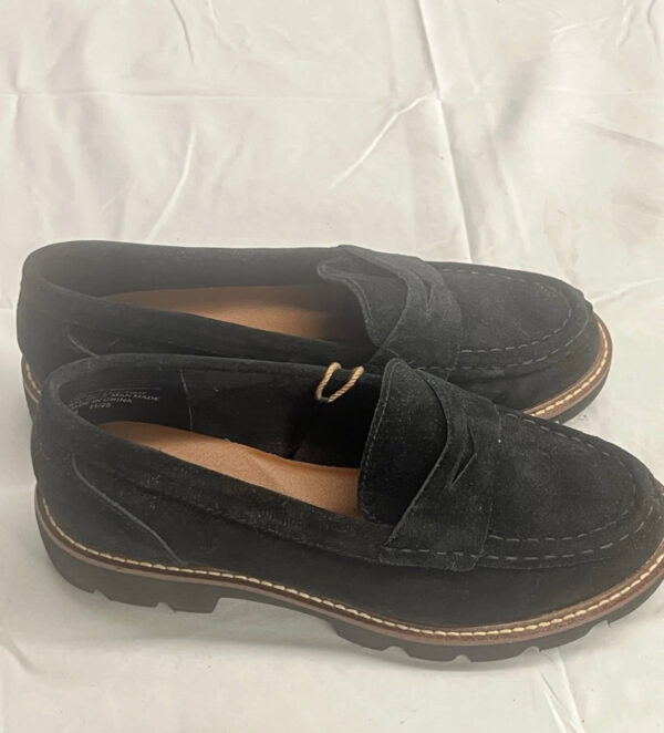 Blondo Women's Waterproof Dulce Loafer Black Suede Size 7W_1 Blondo Women's Waterproof Dulce Loafer Black Suede Size 7W