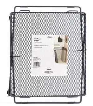 12" Mesh Metal Locker Shelf Gray - Locker Style byUBrands_0 12" Mesh Metal Locker Shelf Gray - Locker Style byUBrands