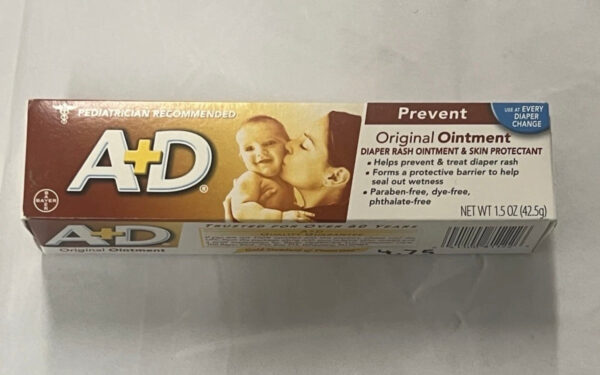A+D Original Diaper Rash Ointment, Baby Skin Moisturizer, 1.5 Oz Tube_1 A+D Original Diaper Rash Ointment, Baby Skin Moisturizer, 1.5 Oz Tube