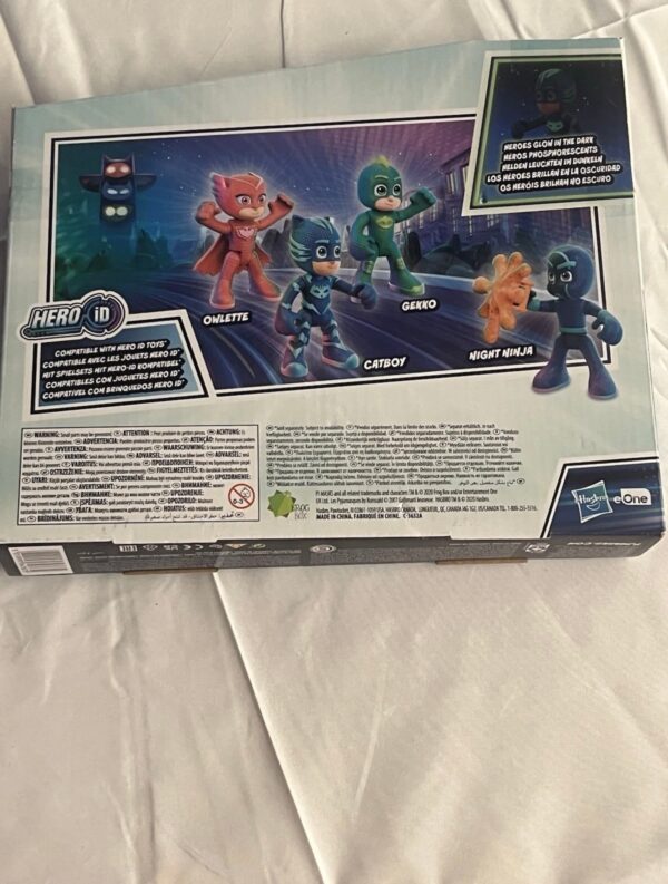 PJ Masks Night Time Mission Glow-in-the-DarkAction Figure Set, Preschool Toy
